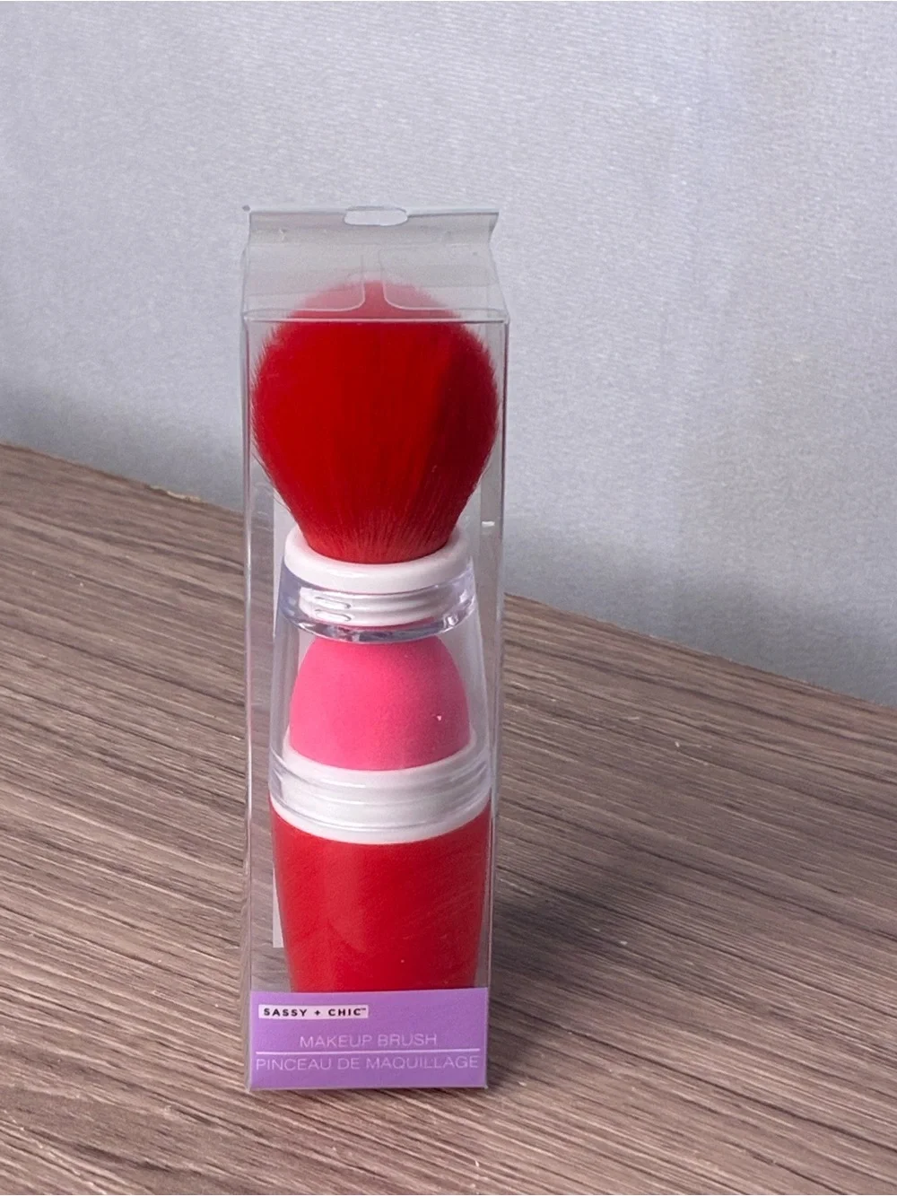🐼 3/$25 NWT Red and Pink Dual-Ended Makeup Brush